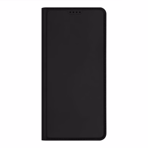 Dux Ducis Skin Pro dėklas Honor Magic5 Flip kortelių piniginė stovas juoda