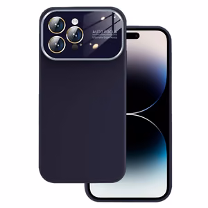 Minkštas silikoninis dėklas objektyvui Iphone 14 Pro violetinė