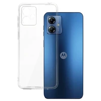 Galinė dėklas 2 mm Puikiai tinka MOTOROLA MOTO G14 PERMATOMAS
