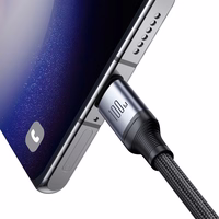 Joyroom Speedy Series S-A21 2in1 USB-C - USB-C / USB-C kabelis 100W 1.5 m - juodas