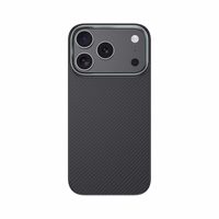 Benks Magnetinis apsauginis Kevlar dėklas su metalo rėmu 600D (0070) skirtas iPhone 17 Pro Max juodas