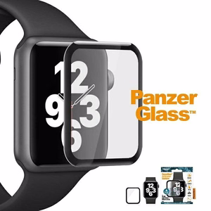 PanzerGlass Lenktas antibakterinis grūdintas stiklas Apple Watch 4/5/6/SE - 40mm - juodas