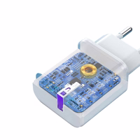 Dudao A20EU USB-A 18W sieninis įkroviklis - baltas + USB-A - USB-C kabelis