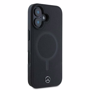 Mercedes lygios odos magnetinis iPhone 16 Plus dėklas - juodas