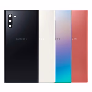 Galinis dangtelis skirtas Samsung N970 Note 10 / Aura Black / (su kameros stikliuku) OEM
