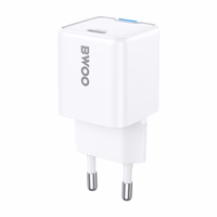BWOO GaN PD wall įkroviklis 30W 1x USB-C port 1A baltas