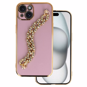 Trend dėklas Iphone 13 dizainas 4 rožinis
