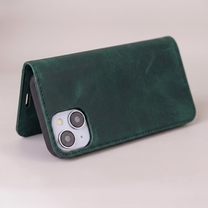 Smart Suede dėklas, skirtas Honor 600 / Honor 600 Pro, žalias