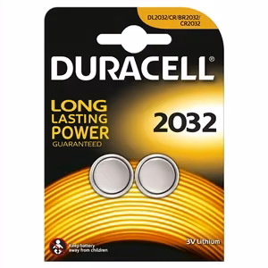 Ličio baterija CR2032 3V 210mAh Duracell 2 vnt. pakuotėje