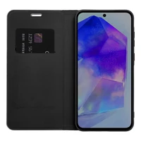 LUNA Book Carbon dėklas telefonui XIAOMI Redmi Note 14 PRO 5G / 14 PRO PLUS 5G juodas