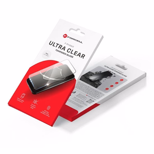 Forcell Ultra Clear apsauginis stiklas - Iphone 16 Pro / 17 / 17 Pro juodas
