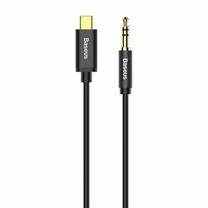 Baseus Yiven audio кабель USB-C на mini jack 3,5mm, 1.2m (черный)