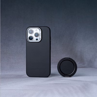 Benks Magnetinis Armor Pro Kevlar dėklas telefonui iPhone 16 Plus - metalinis rėmas 600D - juodas (m)