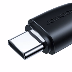 USB laidas Joyroom „A11“ juodas „Type-C“ 25cm (iki 3A)