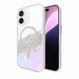 Case-Mate Karat MagSafe dėklas, skirtas iPhone 16, holografinis „Soap Bubble“