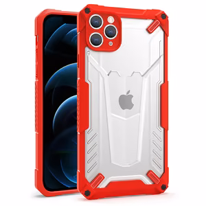 Tel Protect Hibridinis dėklas telefonui iPhone 11 Pro raudonas