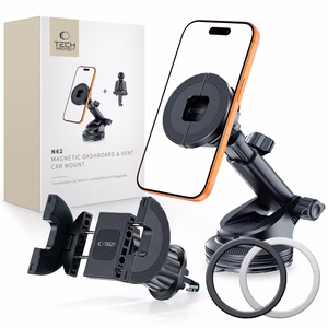 Tech-Protect N62 MagSafe Cockpit Car Mount - juodas