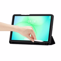 TechProtect SmartCase Pen dėklas Samsung Galaxy Tab A9 / A11 8.7 juodas