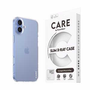 CARE by PanzerGlass X-Ray Soft Basic dėklas telefonui iPhone 16 Plus 6.7" skaidrus 1443