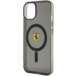 Ferrari FEHMP14MURKK iPhone 14 Plus 6.7" juodas/juodas kietas dėklas Translucent Magnetinis