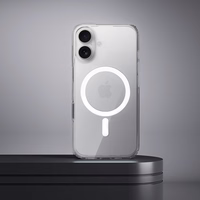 Dėklas telefonui (m) IPHONE 15 Plus 2 mm su MagSafe (kameros apsauga) skaidrus (m)