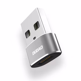 Adapteris Dudao (L16AC) iš USB į Type-C juodas