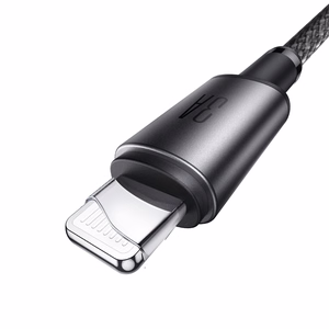 USB kabelis Joyroom SA-50 USB-A to Lightning 3A 1.2m tamsiai pilkas