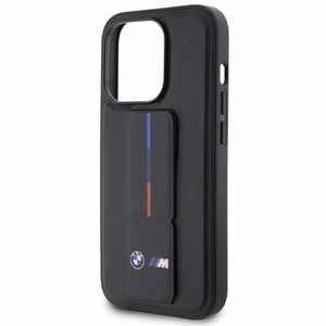 BMW Grip Hot Stamp dėklas telefonui iPhone 15 Pro - juodas