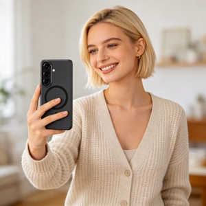 Tech-Protect MagSlim MagSafe Dėklas for Samsung Galaxy S26 - Matinis juodas