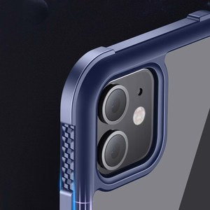 Joyroom Frigate Series patvarus kietas dėklas iPhone 12 Pro Max juodas (JR-BP772)