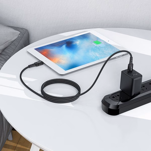 Acefast C4-01 Lightning - USB-C PD kabelis 30W 3A 480Mb/s 1.8m - juodas