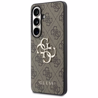 Guess dėklas 4G Big Metal Logo for Samsung Galaxy S26 Plus rudas