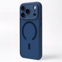 Mag Matt dėklas iPhone 16 6,1" tamsiai mėlynas