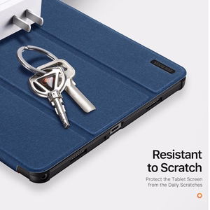 Dėklas Dux Ducis Domo Samsung X210/X215/X216 Tab A9 Plus 11.0/X230/X235/X236 Tab A11 Plus 11.0 tamsiai mėlynas