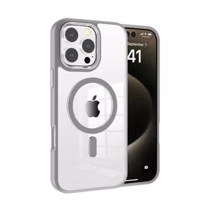 Dėklas Premium Mag Cover Apple iPhone 15 Plus pilkas