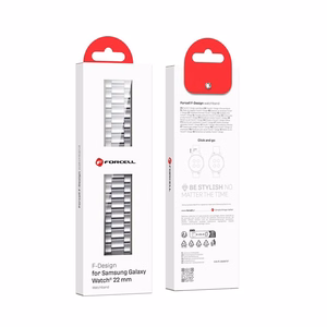 FORCELL F-DESIGN FS06 dirželis SAMSUNG Watch 20 mm sidabrinis