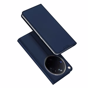 Dux Ducis „Skin Pro“ atverčiamas dėklas, skirtas „OPPO Find X9 Ultra“ – mėlynas