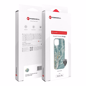 FORCELL F-PROTECT Mirage, militarinio kritimo testuotas dėklas telefonui, MagSafe suderinamas IPHONE 15 PRO žalias