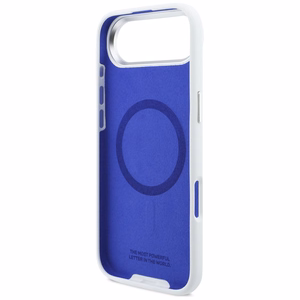 BMW M Silicon Horizontal Line MagSafe deklas iPhone Air - baltas