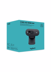 Logitech C505 internetinė kamera 1280 x 720 px USB juoda