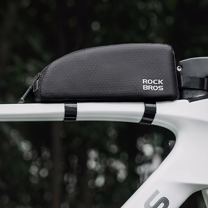 Rockbros viršutinio vamzdžio rėmo krepšys 0.9 l - juoda