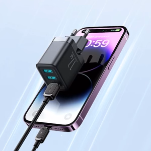 Įkroviklis Joyroom JR-TCN02 juodas 17W (3xUSB)