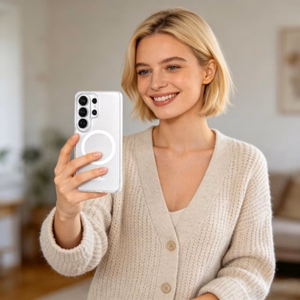 Tech-Protect MagSlim MagSafe Dėklas for Samsung Galaxy S26 Ultra - Clear Matinis