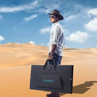 Choetech SC010 saulės turistinis įkroviklis, sulankstomas, 160W - juodas