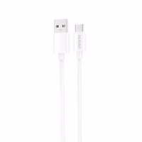 Dudao L4ST USB-A / USB-C kabelis 2A 1m - baltas