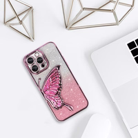 Tel Protect Butterfly vandens atsparus dėklas telefonui iPhone 17 Pro Max - rožinis