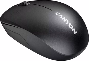 CANYON MW-04 abiem rankoms pritaikyta belaidė BT pelė, 1200 dpi, juoda