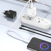 Dudao A27 25W GaN USB-C sieninis įkroviklis - baltas