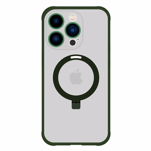 Tel Protect Magiškas Magnetinis Dėklas su stovu Iphone 14 Pro Max žalias