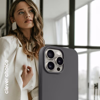 Crong Color Cover Magnetic - iPhone 15 Pro MagSafe dėklas (Titanium)